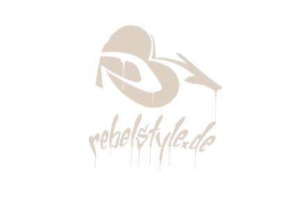 Rebelstyle Graffiti Logo Offwhite mit Schatten